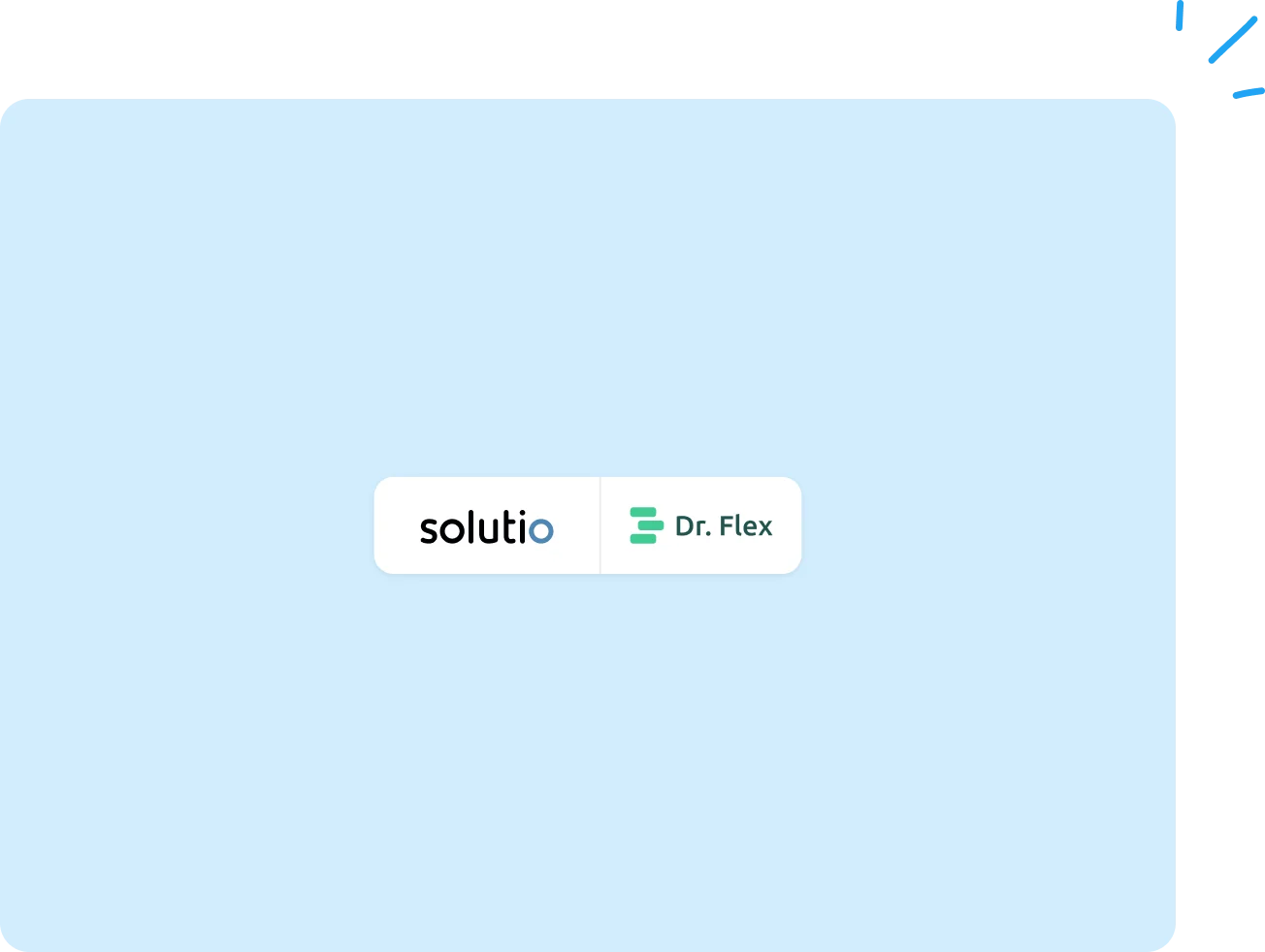 offizielle Partnerschaft charly by solutio und Dr. Flex