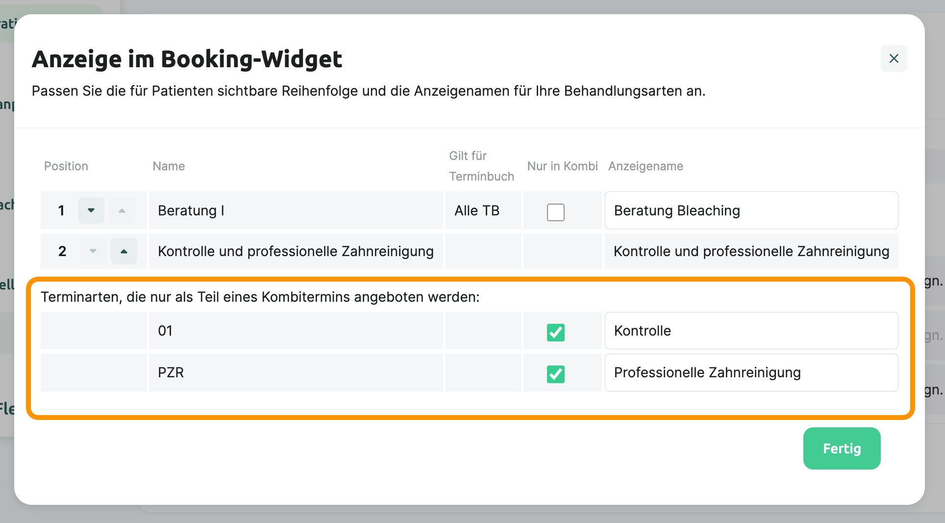 Einzelbuchbarkeit
