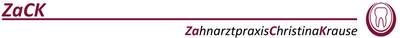ZaCK- Zahnarztpraxis Christina Krause Logo