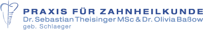 PRAXIS FÜR ZAHNHEILKUNDE Dr. Theisinger (geb. Schlaeger) MSc & Dr. Baßow Logo