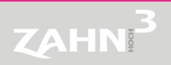 Zahn hoch 3 Logo