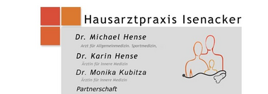 Hausarztpraxis Isenacker Dres. med. Karin und Michael Hense sowie Monika Kubitza Logo